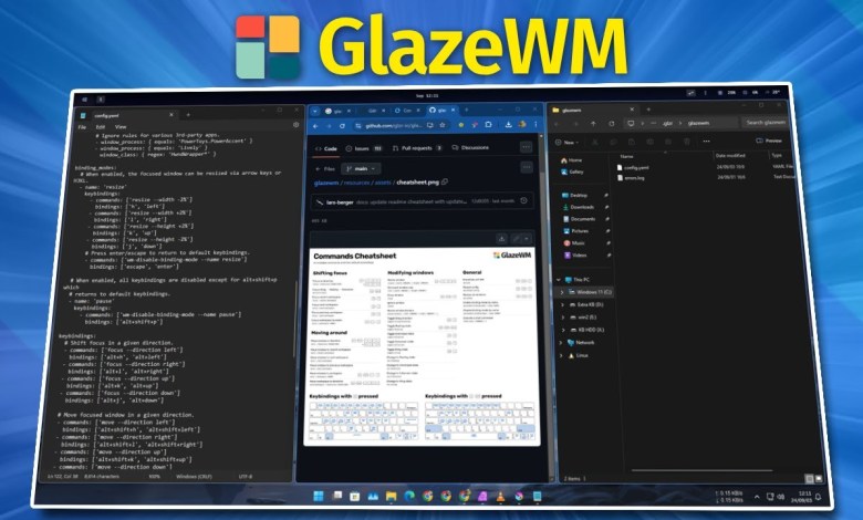 Best Tiling Window Manager for Windows 11 – GlazeWM v3 Best Tiling Window Manager for Windows 11 – GlazeWM v3