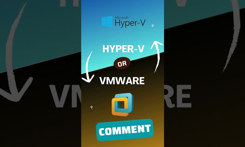 VMware or Hyper V #quiz #learnlinux VMware or Hyper V #quiz #learnlinux