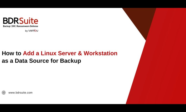 How to Add Linux Server & Workstation for Backup | BDRSuite How to Add Linux Server & Workstation for Backup | BDRSuite