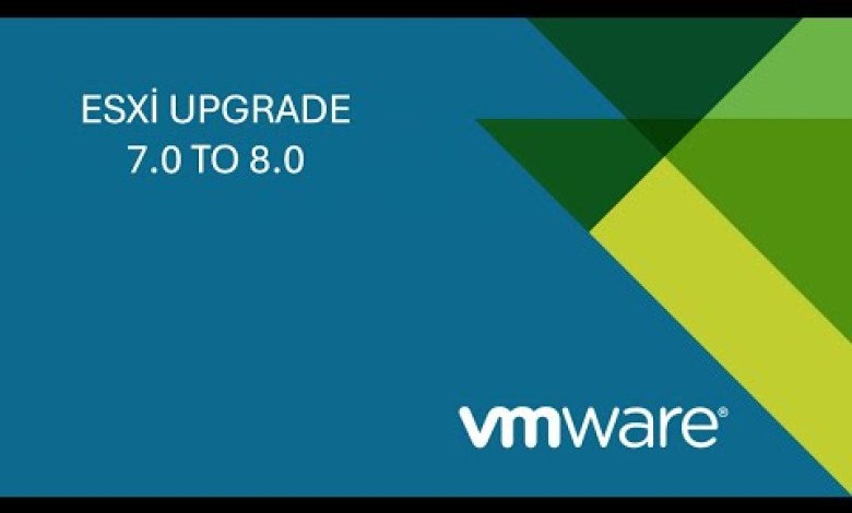 ESXi 7.0’dan 8.0’a Yükseltme Rehberi ESXi 7.0’dan 8.0’a Yükseltme Rehberi