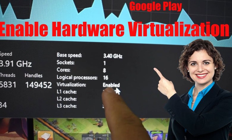 How to turn on hardware virtualization for Google Play How to turn on hardware virtualization for Google Play