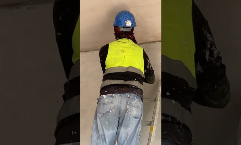 Installation Of Rock-wool & Fire Sealant For Wall.#shortvideo #construction #youtubeshorts Installation Of Rock-wool & Fire Sealant For Wall.#shortvideo #construction #youtubeshorts