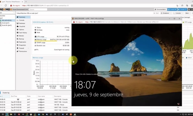 Instalar Windows Server 2019 con Proxmox Instalar Windows Server 2019 con Proxmox
