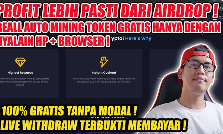 100% PASTI CAIR! LEBIH PASTI DARIPADA GARAP AIRDROP CRYPTO! AUTO MINING TOKEN GRATIS VIA AUTOFAUCET 100% PASTI CAIR! LEBIH PASTI DARIPADA GARAP AIRDROP CRYPTO! AUTO MINING TOKEN GRATIS VIA AUTOFAUCET