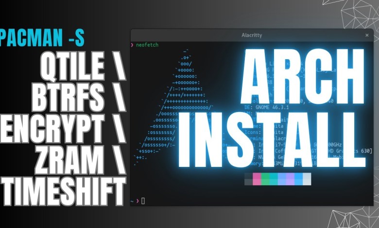 Arch Linux Installation Guide (including BTRFS, QTile, ZRAM, disk encryption, timeshift) Arch Linux Installation Guide (including BTRFS, QTile, ZRAM, disk encryption, timeshift)