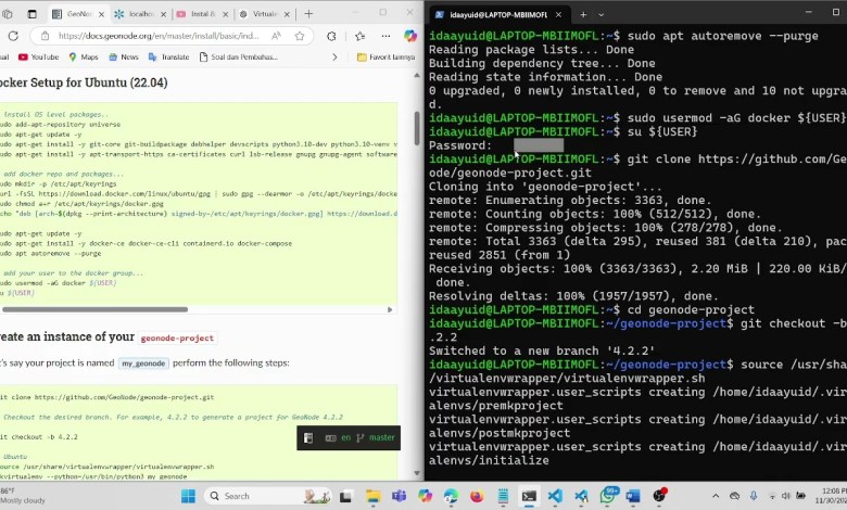 Install dan Pembuatan Geonode pada LINUX Ubuntu 22.04 Install dan Pembuatan Geonode pada LINUX Ubuntu 22.04