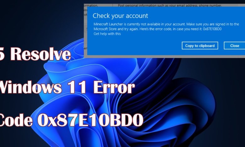 5 Resolve Windows 11 Error Code 0x87E10BD0 5 Resolve Windows 11 Error Code 0x87E10BD0