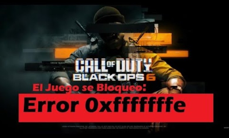 ERROR CALL OF DUTY Windows BO6 Error GAME PASS : Código 0xfffffffe. 0x1 ERROR CALL OF DUTY Windows BO6 Error GAME PASS : Código 0xfffffffe. 0x1