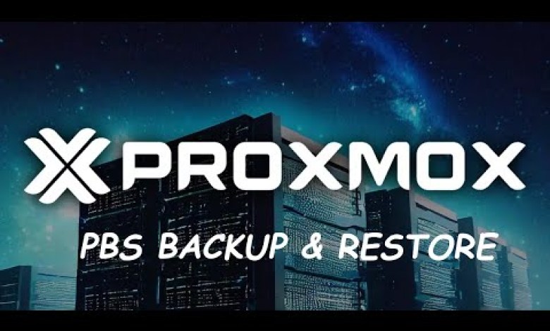 Proxmox Backup Server Backup & Restore Operations Proxmox Backup Server Backup & Restore Operations
