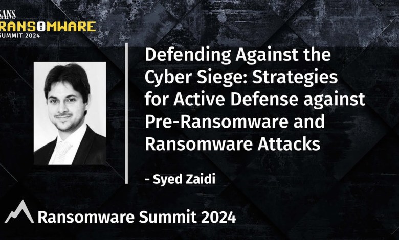 Strategies for Active Defense against Pre-Ransomware and Ransomware Attacks Strategies for Active Defense against Pre-Ransomware and Ransomware Attacks