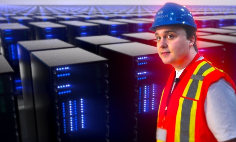 I Explored a MASSIVE Data Center I Explored a MASSIVE Data Center