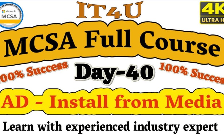 MCSA Full Course Day 40 – IFM (Install from Media) #ADIFM #activedirectory #ifm #ServerTraining MCSA Full Course Day 40 – IFM (Install from Media) #ADIFM #activedirectory #ifm #ServerTraining