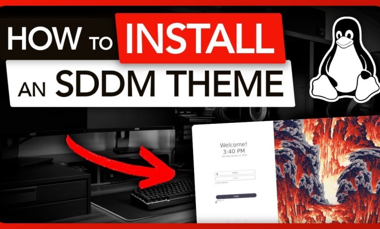 How to install an SDDM theme on linux How to install an SDDM theme on linux