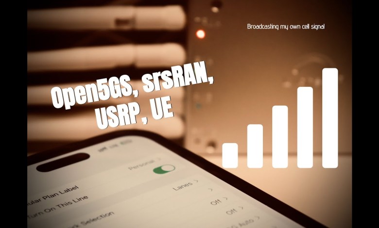 Broadcasting my own cellular – The Setup | PLTE w/ Open5GS and B210 Broadcasting my own cellular – The Setup | PLTE w/ Open5GS and B210