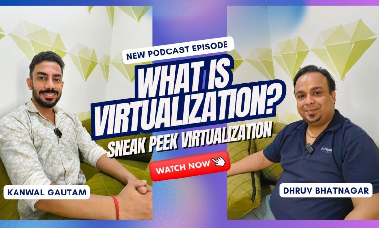 What is Virtualization? Sneak Peek into Virtualization | Podcast with Mr. Kanwal #Virtualization What is Virtualization? Sneak Peek into Virtualization | Podcast with Mr. Kanwal #Virtualization