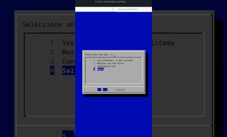 NO te pierdas cómo crear un menú en bash en #linux NO te pierdas cómo crear un menú en bash en #linux