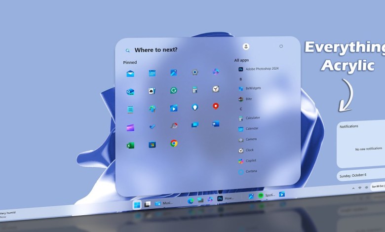 How to Get the New Acrylic Taskbar, Start Menu & the Action Center in Windows 11! How to Get the New Acrylic Taskbar, Start Menu & the Action Center in Windows 11!
