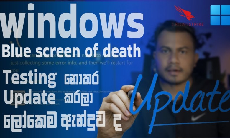 Windows blue screen of death Windows blue screen of death