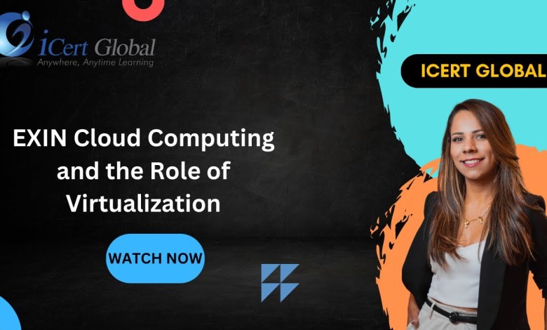 EXIN Cloud Computing and the Role of Virtualization | iCert Global EXIN Cloud Computing and the Role of Virtualization | iCert Global