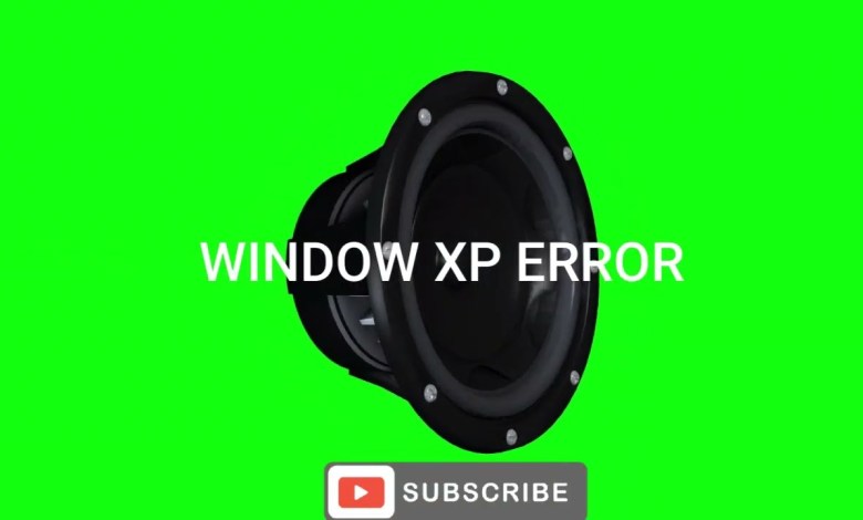 Windows XP Error Sound effect Windows XP Error Sound effect