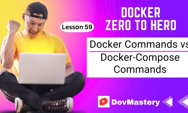 59 | Docker vs Docker-Compose Commands | Build Docker-Compose File | Urdu 59 | Docker vs Docker-Compose Commands | Build Docker-Compose File | Urdu