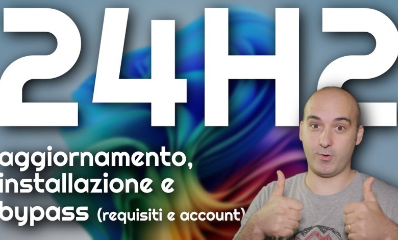 La guida DEFINITIVA a WINDOWS 11 24H2 (installazione, aggiornamento, bypass requisiti e account) La guida DEFINITIVA a WINDOWS 11 24H2 (installazione, aggiornamento, bypass requisiti e account)