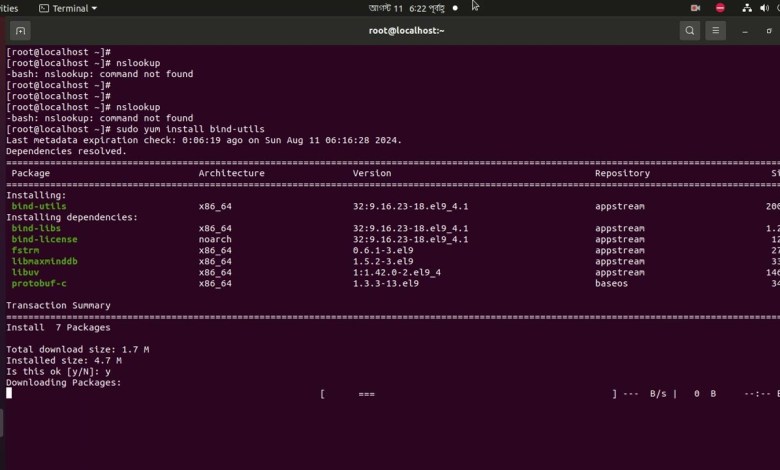 How to Fix Nslookup command not found error on RHEL/CentOS /-bash: nslookup: command not found How to Fix Nslookup command not found error on RHEL/CentOS /-bash: nslookup: command not found