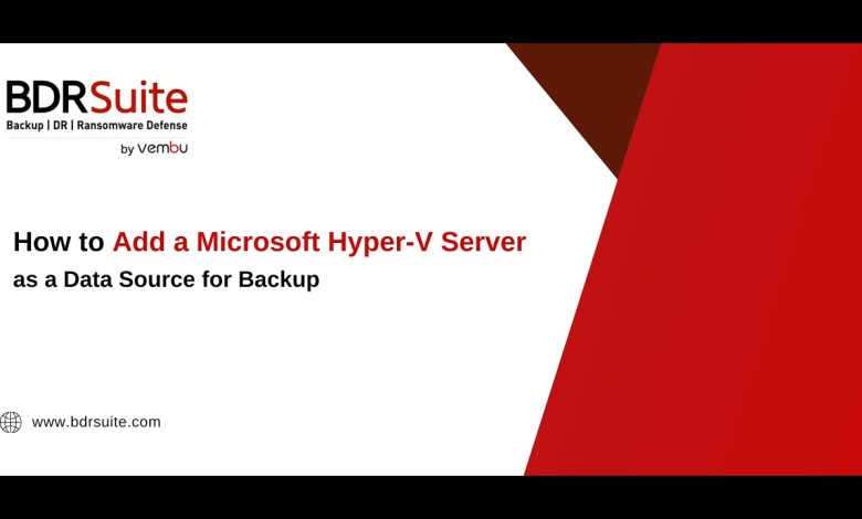 बैकअप के लिए डेटा स्रोत के रूप में Microsoft Hyper-V सर्वर को कैसे जोड़ें बैकअप के लिए डेटा स्रोत के रूप में Microsoft Hyper-V सर्वर को कैसे जोड़ें