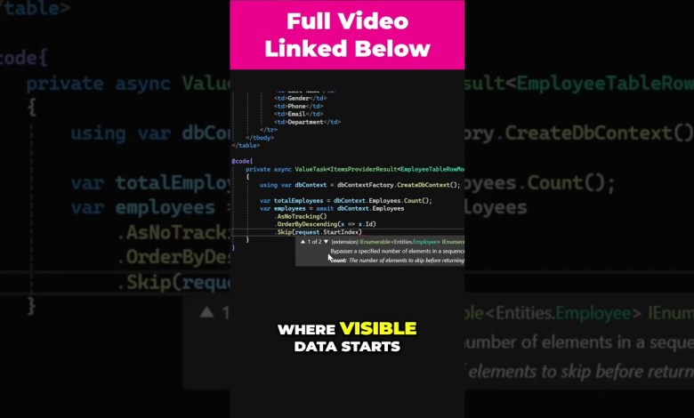 Blazor Virtualization Secrets REVEALED! Blazor Virtualization Secrets REVEALED!