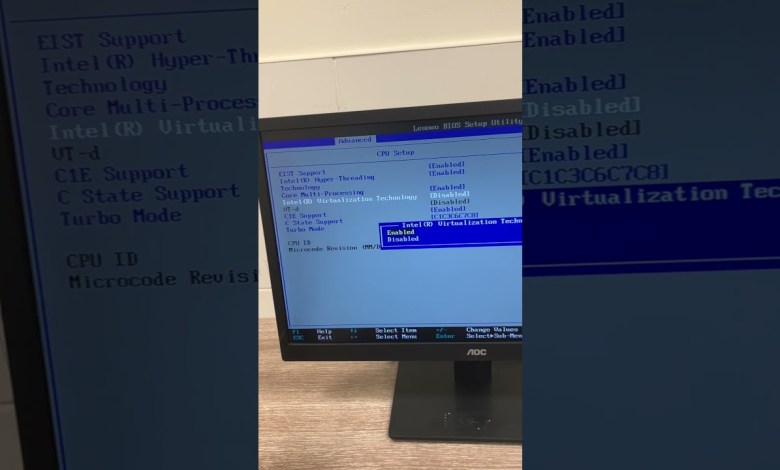 VMware Virtualization error VMware Virtualization error