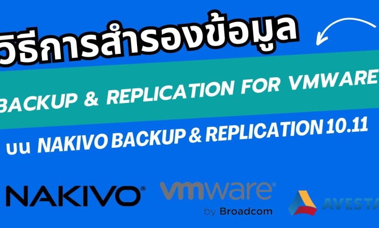 วิธีการทำ Backup & Replication for VMware | NAKIVO Backup & Replication 10 .11 วิธีการทำ Backup & Replication for VMware | NAKIVO Backup & Replication 10 .11