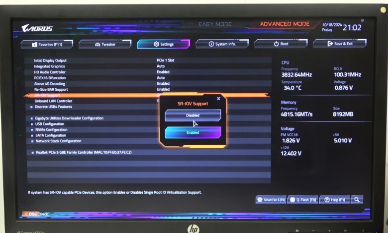 How to Enable/Disable SR-IOV on Gigabyte X870E AORUS Master Motherboard | Step-by-Step Guide How to Enable/Disable SR-IOV on Gigabyte X870E AORUS Master Motherboard | Step-by-Step Guide