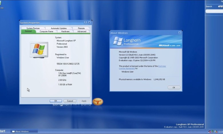 Windows Longhorn Build 4011 Windows Longhorn Build 4011