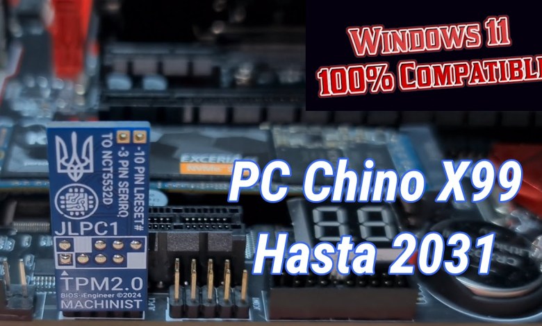 Instalación limpia de Windows 11 en Placa Base china con módulo TPM Instalación limpia de Windows 11 en Placa Base china con módulo TPM