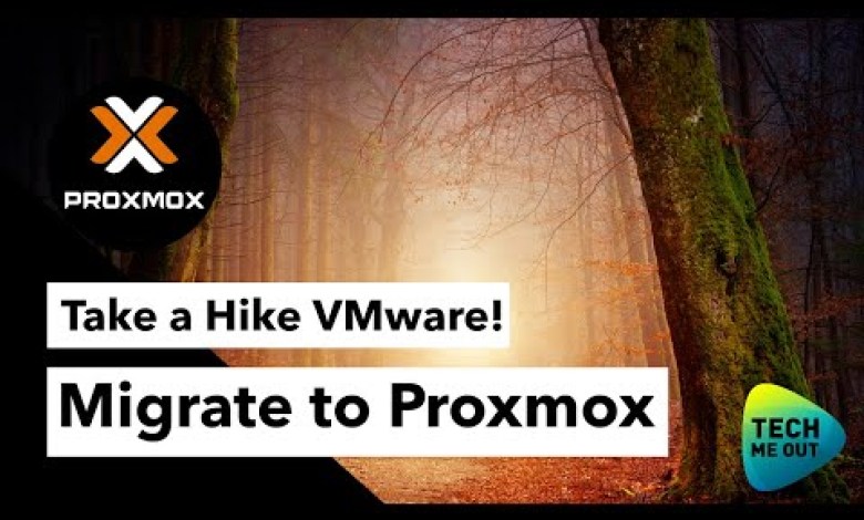Take a Hike VMware! (Migrate to Proxmox) Take a Hike VMware! (Migrate to Proxmox)
