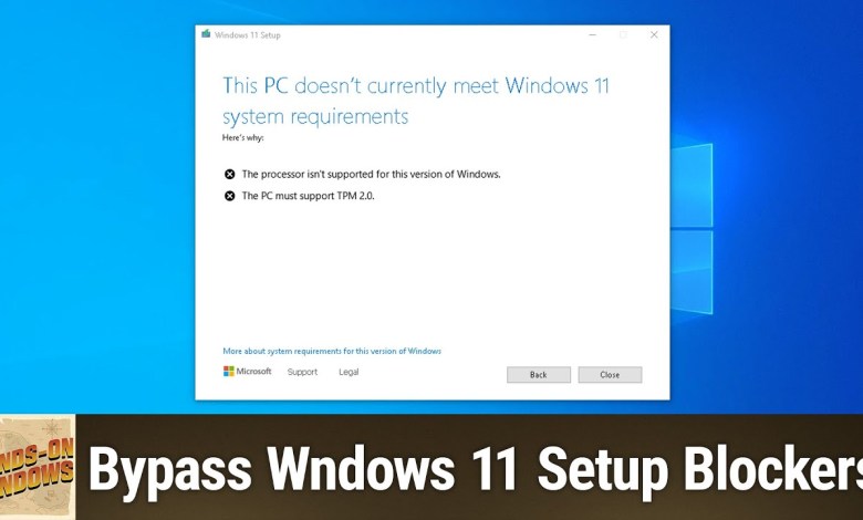 Bypass Wndows 11 Setup Blockers – Advanced Windows 11 Setup Bypass Wndows 11 Setup Blockers – Advanced Windows 11 Setup