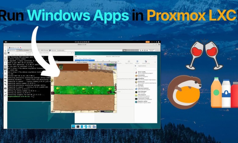 Ultimate Guide to Running Windows Apps on Proxmox Debian 12 LXC: Wine, Lutris & Bottles! Ultimate Guide to Running Windows Apps on Proxmox Debian 12 LXC: Wine, Lutris & Bottles!