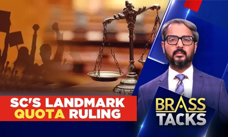 SC’s Landmark Quota Ruling: Impetus For A Caste Census? Live | Quota Within Quota | News18 | N18L SC’s Landmark Quota Ruling: Impetus For A Caste Census? Live | Quota Within Quota | News18 | N18L