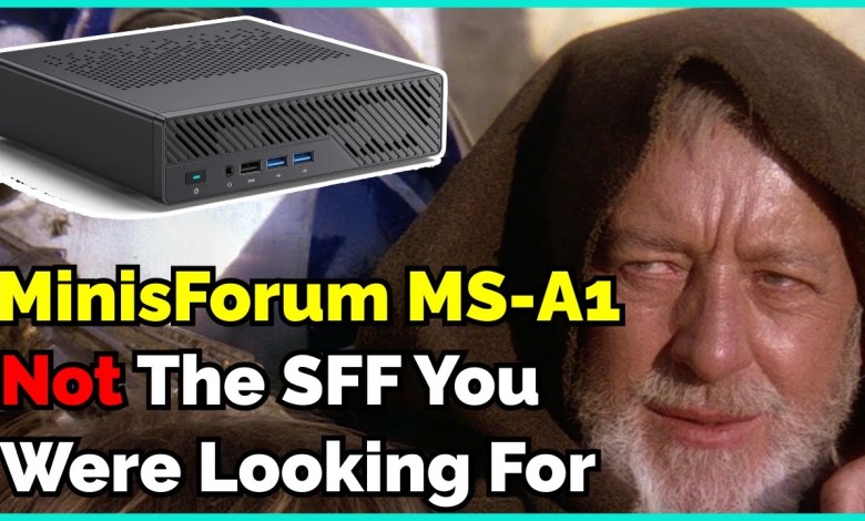 It’s Not A Homelab Server, But What Is It? MinisForum MS-A1 Review It’s Not A Homelab Server, But What Is It? MinisForum MS-A1 Review