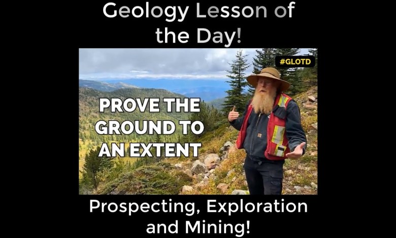 Prospecting, Exploration, and Mining. #GLOTD Prospecting, Exploration, and Mining. #GLOTD