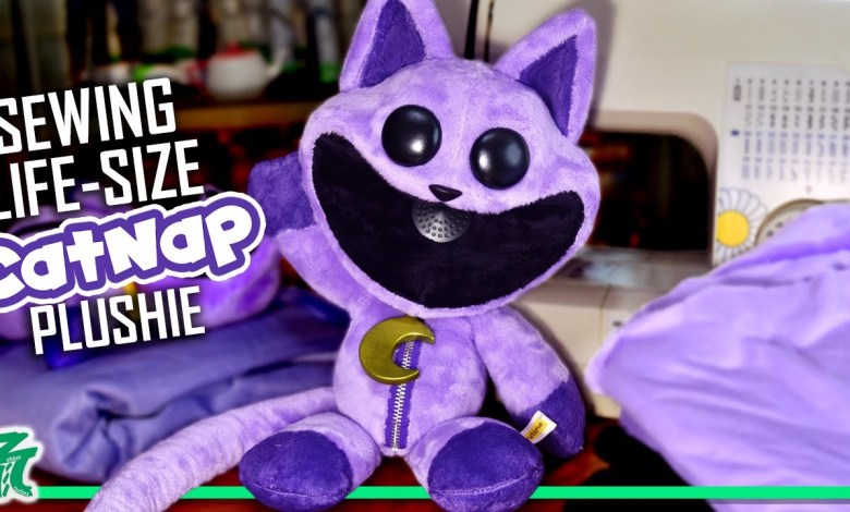 I Made CatNap Plush In REAL LIFE | Sewing Poppy Playtime 3 Mega 8KS 3D Printed Smiling Critters I Made CatNap Plush In REAL LIFE | Sewing Poppy Playtime 3 Mega 8KS 3D Printed Smiling Critters