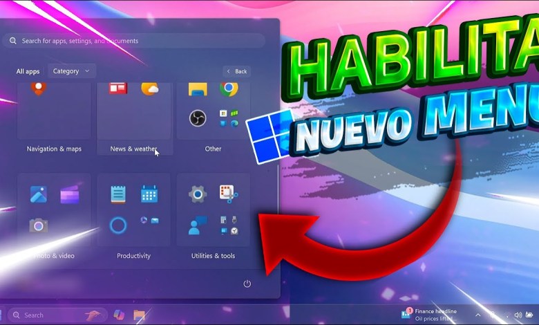 HABILITA! Nuevo MENU de INICIO en Windows 11 BETA / Nuevas CATEGORIAS! HABILITA! Nuevo MENU de INICIO en Windows 11 BETA / Nuevas CATEGORIAS!