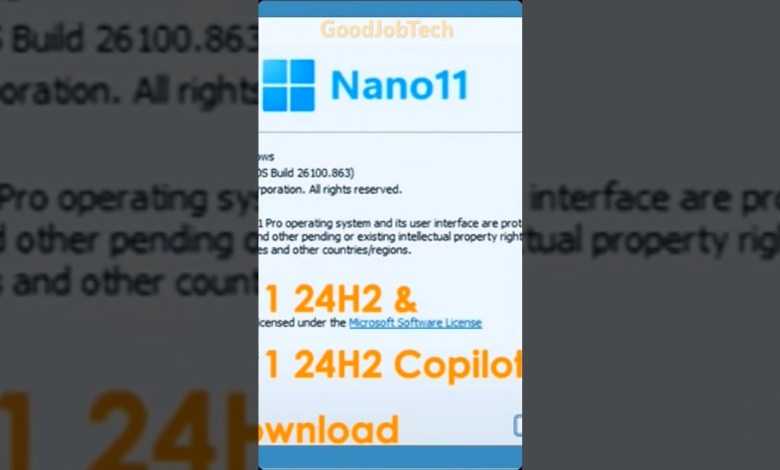 Windows 11 Nano Super Lite: Maximisez la Performance, Minimisez l’encombrement Windows 11 Nano Super Lite: Maximisez la Performance, Minimisez l’encombrement