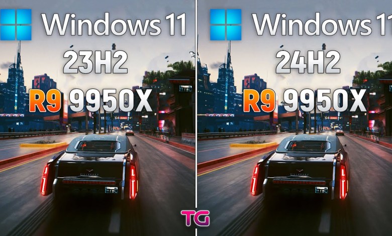 Windows 11 23H2 vs 24H2 on Ryzen 9 9950X Windows 11 23H2 vs 24H2 on Ryzen 9 9950X