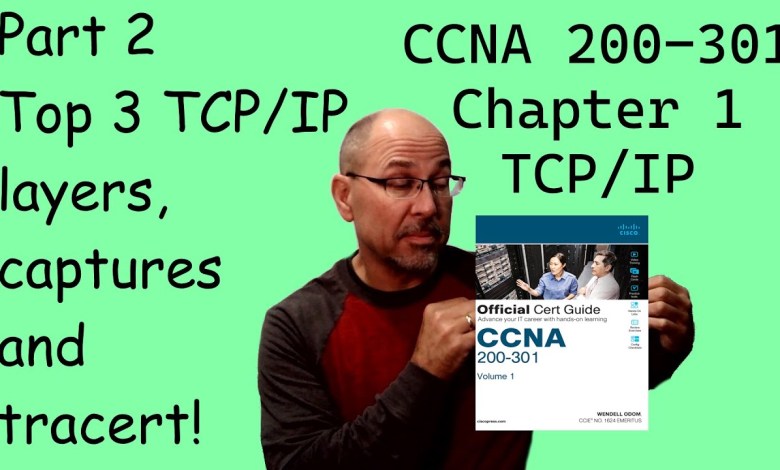 CCNA chapter 1 part 2 – Top 3 TCP/IP layers, routing, tracert and captures! CCNA chapter 1 part 2 – Top 3 TCP/IP layers, routing, tracert and captures!
