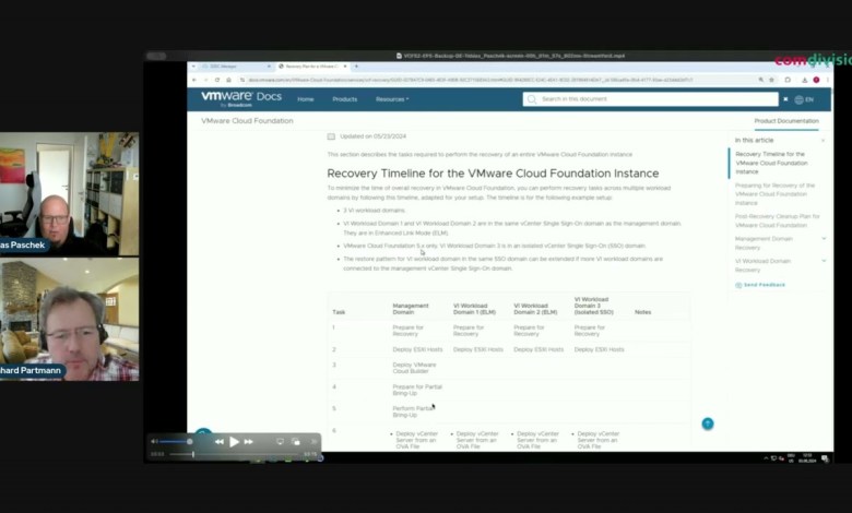 VCF 5.2 EN Episode 5 – Backup and Restore VCF 5.2 EN Episode 5 – Backup and Restore