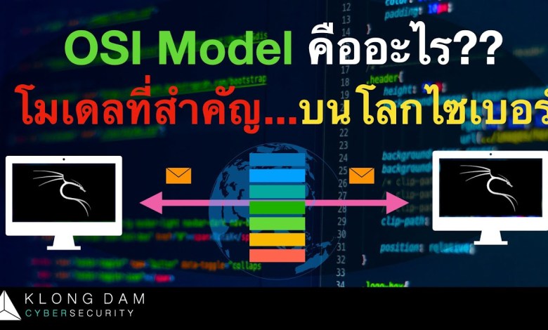 กล่องดำ Cyber The Series |โมเดล OSI คืออะไร? กล่องดำ Cyber The Series |โมเดล OSI คืออะไร?