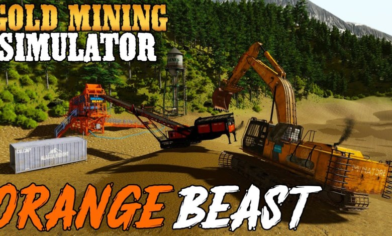NEW MASSIVE WASHPLANT | ORANGE BEAST DLC | Gold Mining Simulator NEW MASSIVE WASHPLANT | ORANGE BEAST DLC | Gold Mining Simulator