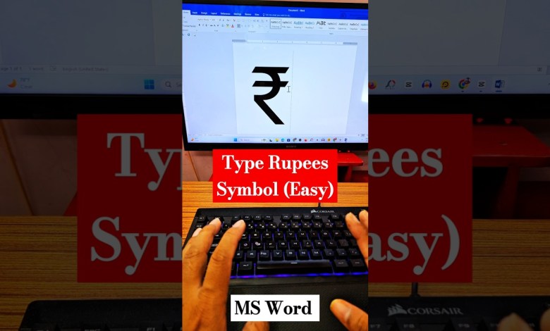 Easiest way to Type Rupee (₹) Symbol in MS Word | Windows 11 Guide | Easiest way to Type Rupee (₹) Symbol in MS Word | Windows 11 Guide |