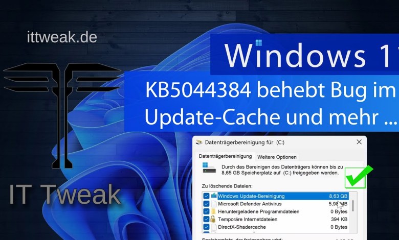 Windows 11 – Update KB5044384 behebt 8,63GB Update-Cache-Bug und weitere Fehler Windows 11 – Update KB5044384 behebt 8,63GB Update-Cache-Bug und weitere Fehler